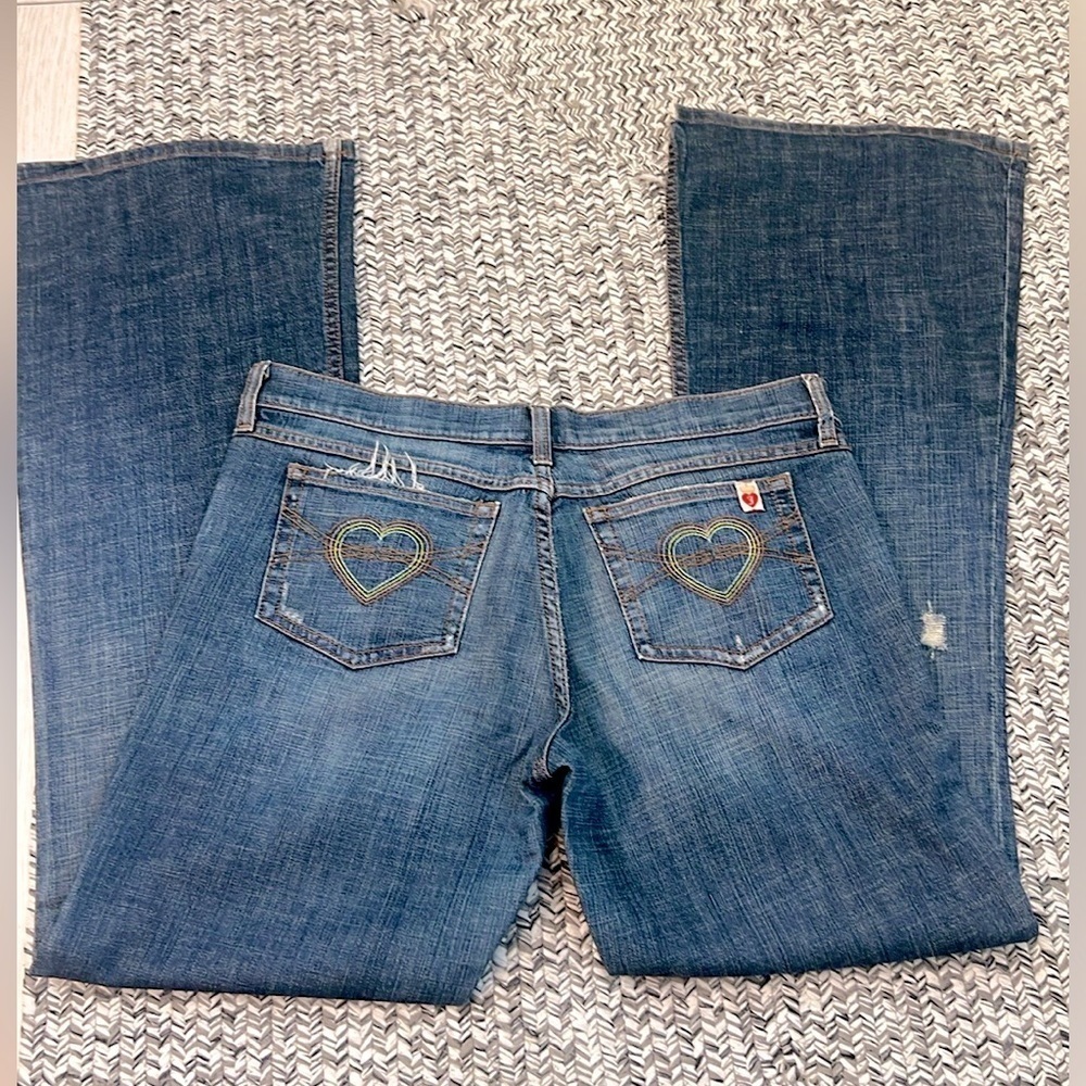 Y2K Juicy!Vtg Hip-HuggerJuicy Couture Jeans,Flared,Excellent Condition Size 31 - Picture 6 of 11